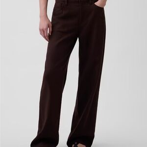 GAP Chocolate Brown Wide-Leg Trousers